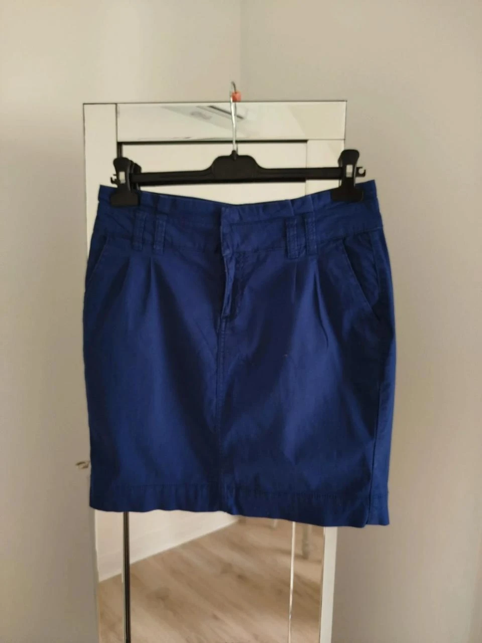 ๐Jupe droite bleue Camaรฏeu Femme taille S / 36
